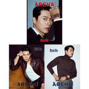 韓国男性雑誌 ARENA HOMME+ 2025年 11月号 (ヒョンビン表紙選択/イ・ジョンソク, 二宮和也記事)