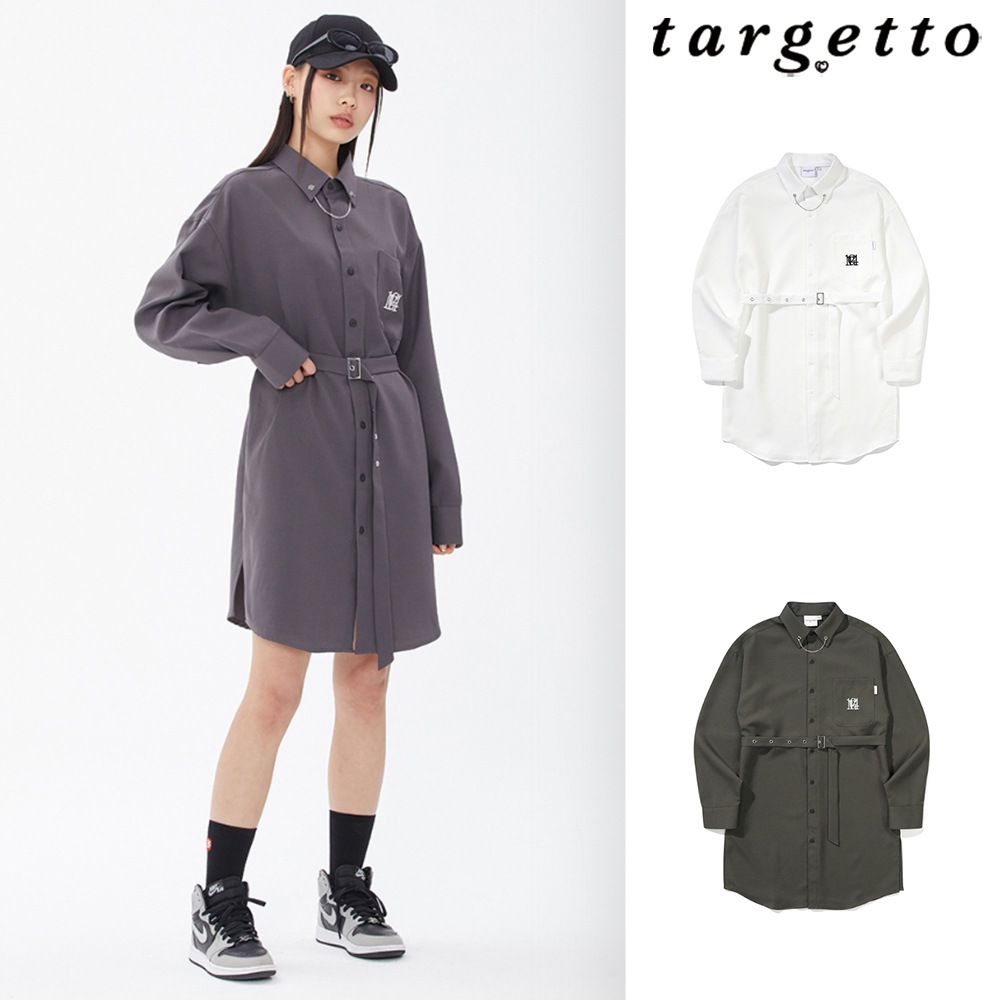 [TARGETTO] CHAIN SHIRT ONE PIECE