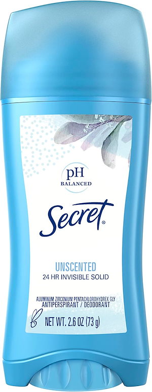 無香料 シークレット インビジブルソリッド 73g 白く残らない Secret Invisible Solid Unscented スティック