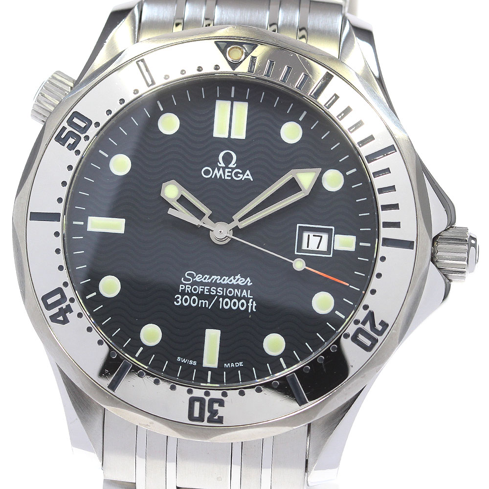 オメガ OMEGA 2542.80 シーマスター300 プロフェッショナル デイト クォーツ メンズ 良品 _828357【中古】