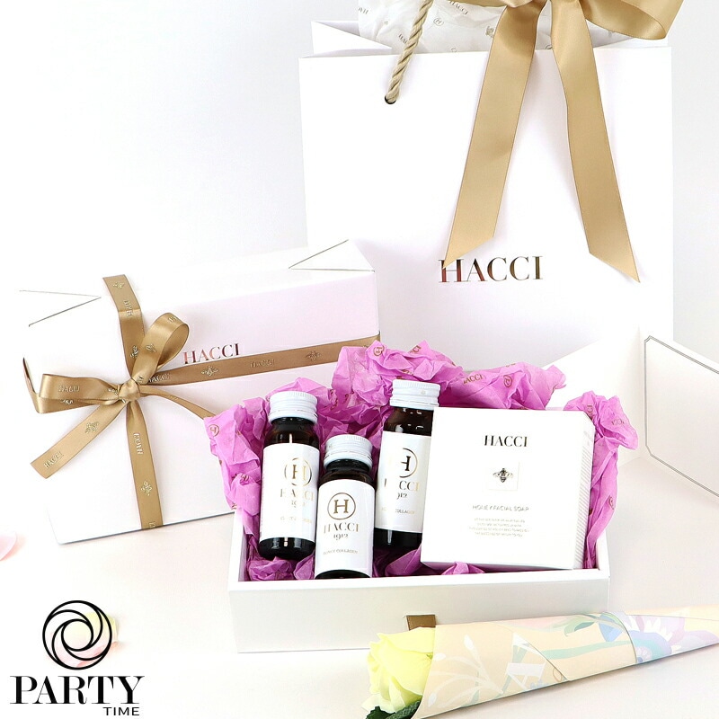 HACCI はちみつ石鹸80ｇとハニーコラーゲン3本入りギフトセット