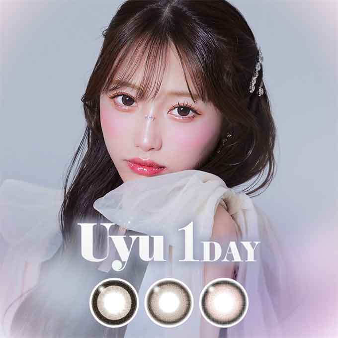 (4箱40枚) カラコン 1day ウユ ワンデー 度あり 度なし ワンデー カラーコンタクトレンズ 15.0mm Uyu あやちゃん en