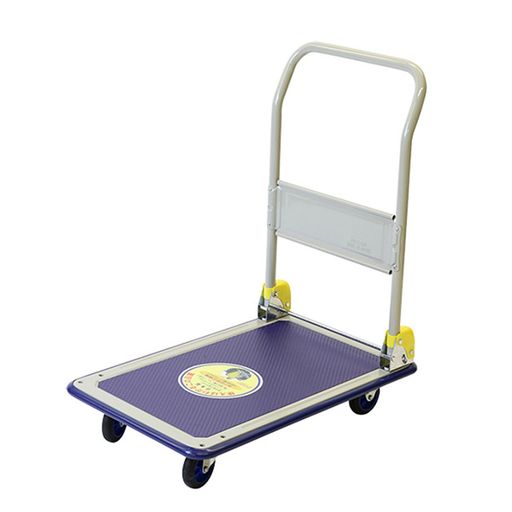 浅香工業(Asaka Kougyou) 金象 キャリーラック DXL 小 スチール台車 車輪径100mm 積載荷重150kg ハンドル折り畳み式