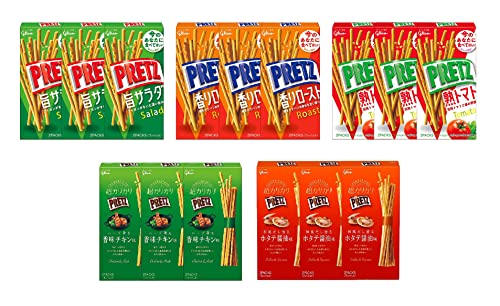 Qoo10] グリコ 江崎グリコ 【プリッツ箱 5種3個 計1 : 食品