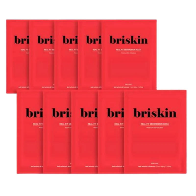 ブリスキン リアルフィット セカンドスキンマスク 弾力リフティング 10枚入