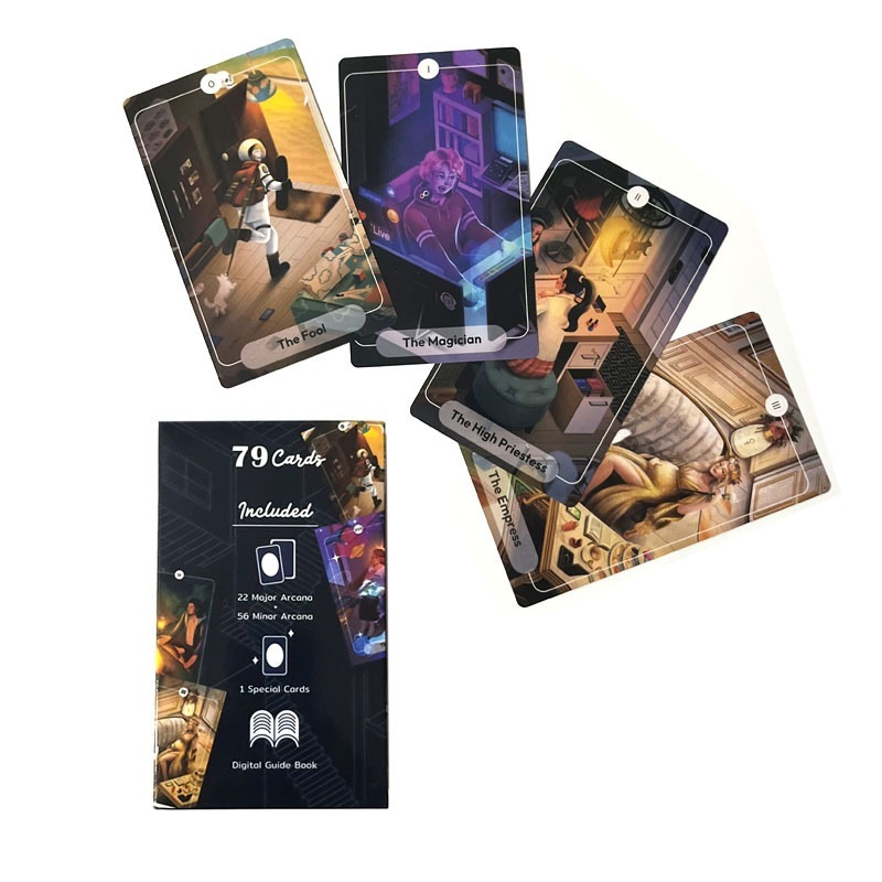 【1点ご購入 で10点プレゼントいたします】12 X 7 CM 78 stories Tarot 78ストーリータロットカード