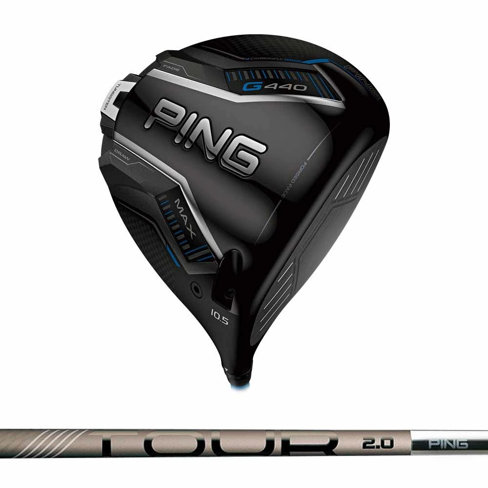 G440 MAX ドライバー PING TOUR 2.0 CHROME 75 カーボンシャフト 2025