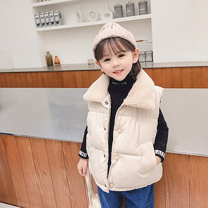 ベスト 中綿ベスト ダウンベスト キッズ服 子供服 女の子 男の子 軽量 厚手 ジャケット 暖かい 袖無し コート
