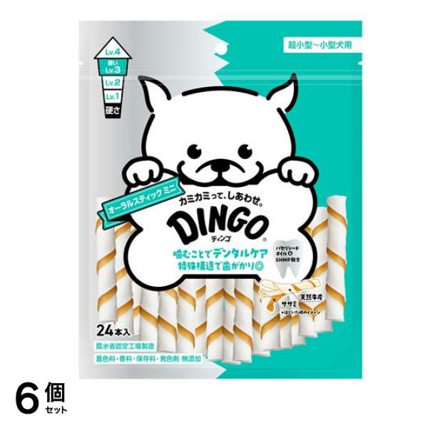 DINGO(ディンゴ) オーラルスティック ミニ 24本入 6個セット