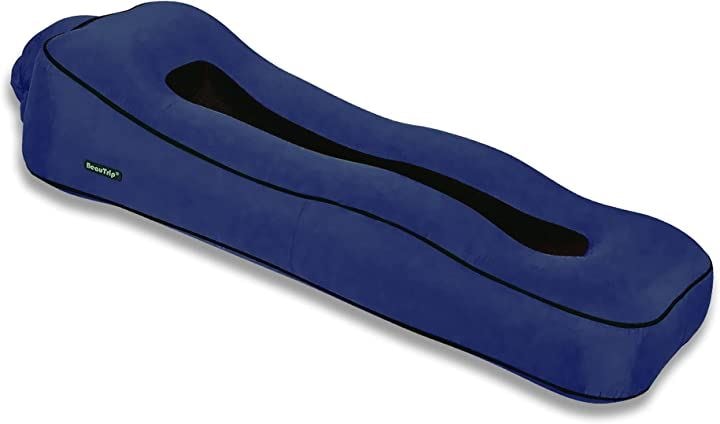 エアーラウンジャー エアーソファ 人体工学設計 パラシュート素材 通気性 ネイビー