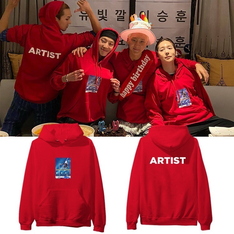 Winnerイスンフン誕生日スウェットシャツプリントプルオーバーパーカー春秋冬