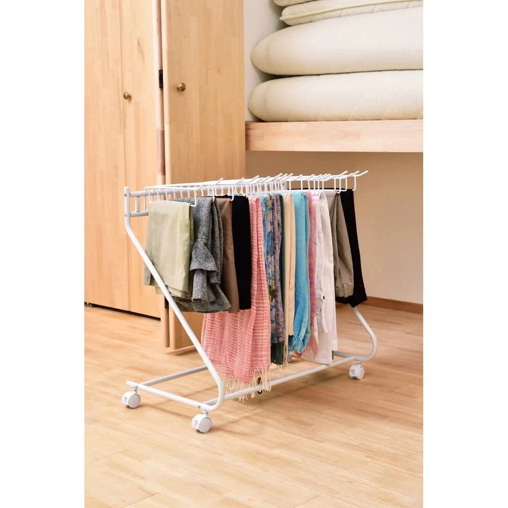 ビーワーススタイル スラックスハンガー20本掛け 3S-320043 ズボン ハンガー スラックス クローゼット 収納 ウォークイン