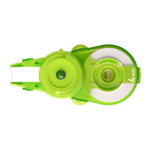 （まとめ買い）修正テープ ホワイパースライド ポップカラー 交換テープ 10個入 4mm ライムグリーン LGR WH-114R-10P [x3]