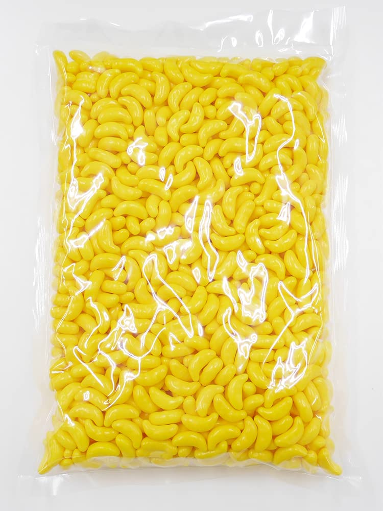 1kg バナナラムネ 約900個[バナナ色でバナナ形のバナナ味のラムネ]