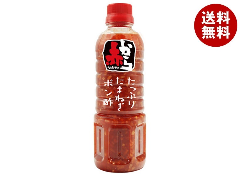 徳島産業 赤から たっぷりたまねぎポン酢 400mlPET*12本入*(2ケース)
