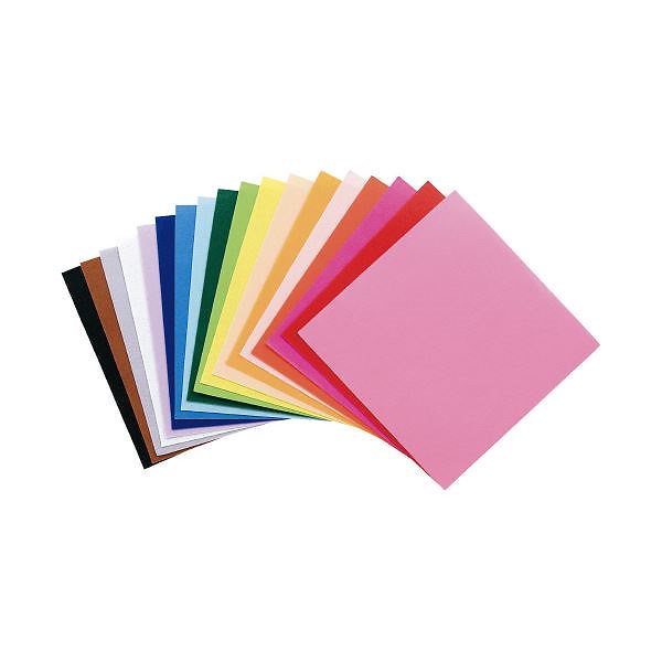 （まとめ）工作フェルト 18色セット[x2セット]