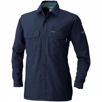 桑和 VA915 長袖シャツ 3Lサイズ ネイビー（1） VIVA SOWA