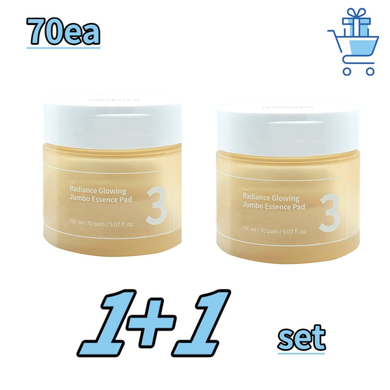 [1+1]3番 透き通った肌 エッセンス トナー パッド 70枚入【正規品】 韓国ブランド