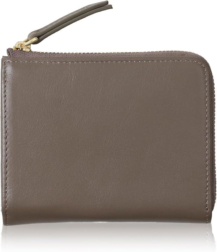 ギャラリークオリエ キメ細かさが生むフィット感 高級エチオピア高原羊革 熟練の革職人が作る スキミング防止 財布 レディース 2つ折り L字ファスナー コンパクト 日本(Beige) 7,680円