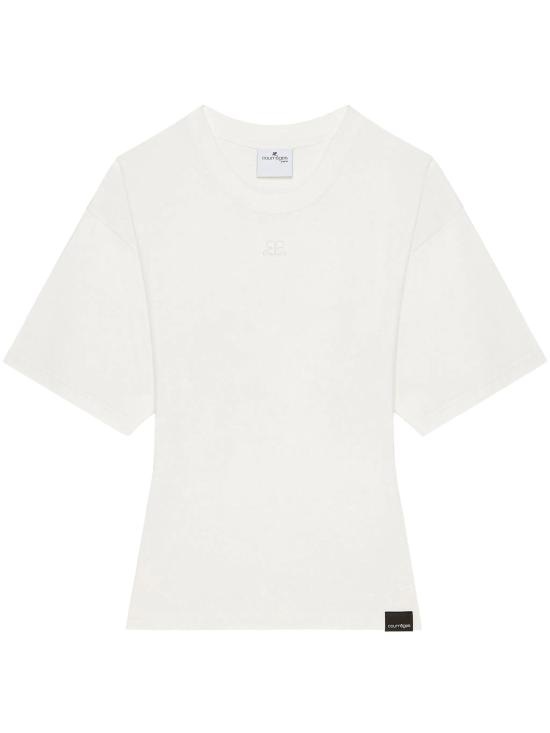 COURREGES Women Tops 125JTS168JS0107 0001 HERITAGE WHITE