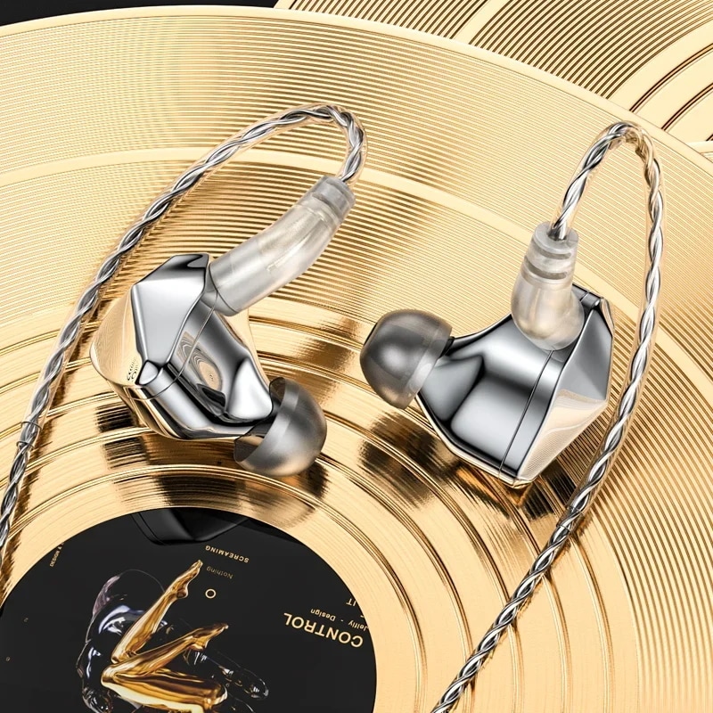 BLON BL-07 ハイファイ インナーイヤー イヤホン 10mmダイナミックドライバー ファイバーダイアフラム IEM DJモニター ヘッドセット 高品質ケーブル 輸入品