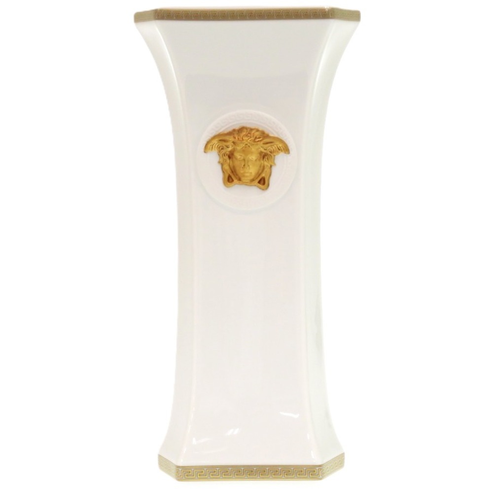 未使用品 花瓶 geschenkserie gorgona florero Rosenthal ローゼンタール その他雑貨/磁器 ホワイト 1306【中古】 レディース