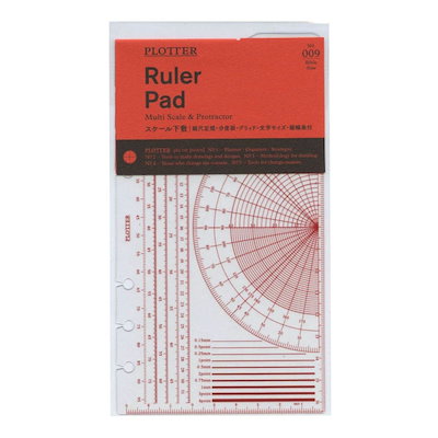 他サイト： バイブルサイズ PLOTTER/プロッター スケール下敷 77716437の商品画像