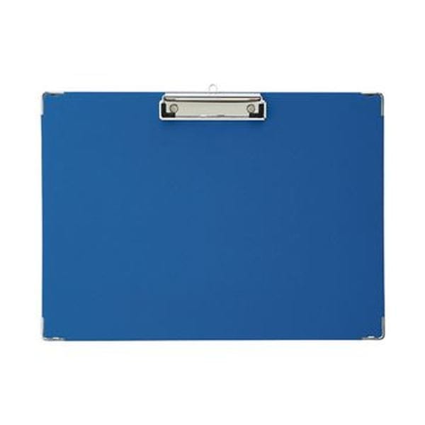 （まとめ）TANOSEE 用箋挟 A5ヨコ ブルー 1セット（20枚）[x3セット]