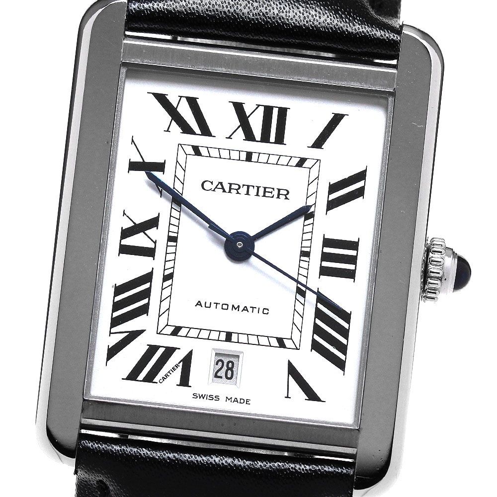 カルティエ CARTIER WSTA0029 タンクソロXL デイト 自動巻き メンズ _842950【中古】