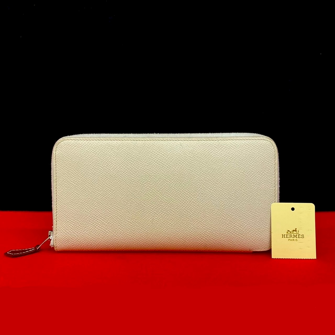 アザップ シルクイン長財布 ヴォーエプソン ホワイト 23488