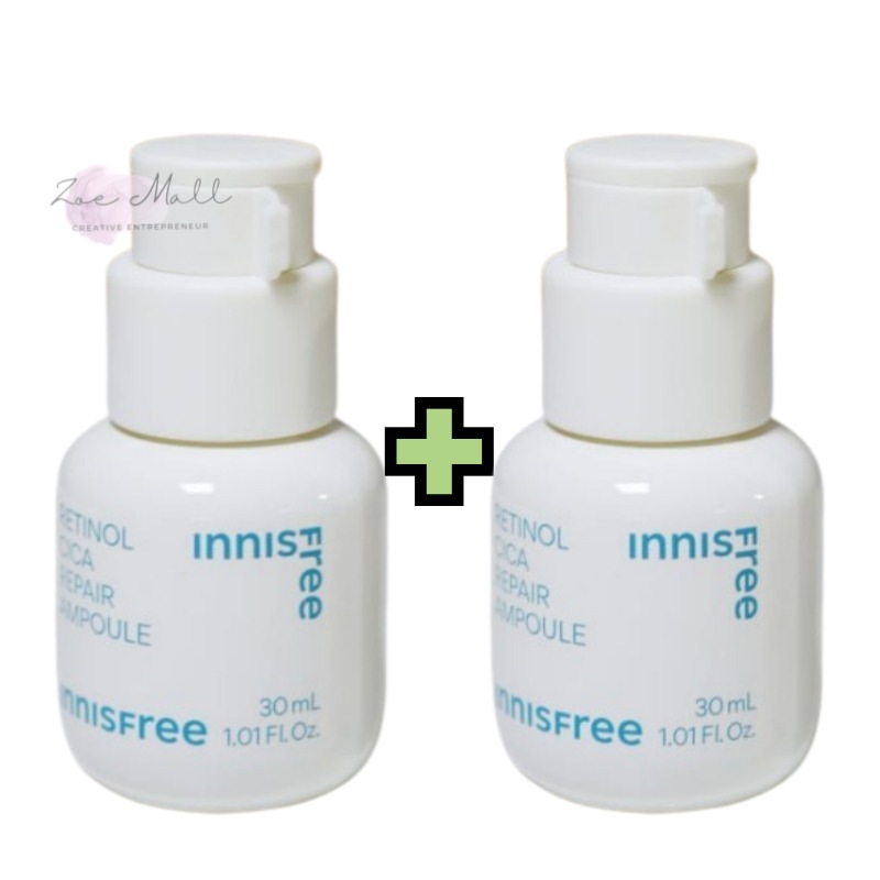 [ダブル企画]レチノール シカ リペア セラム 30mL+30mL/韓国コスメ 毛穴 ナイアシンアミド レチノール 美容液