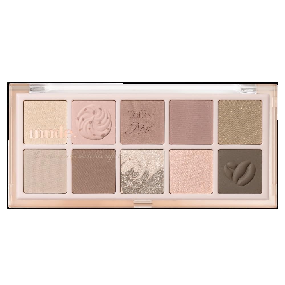 mude.(ミュード) ショール モーメント アイシャドウ パレット 05/トフィーナッツラテ 韓国コスメ