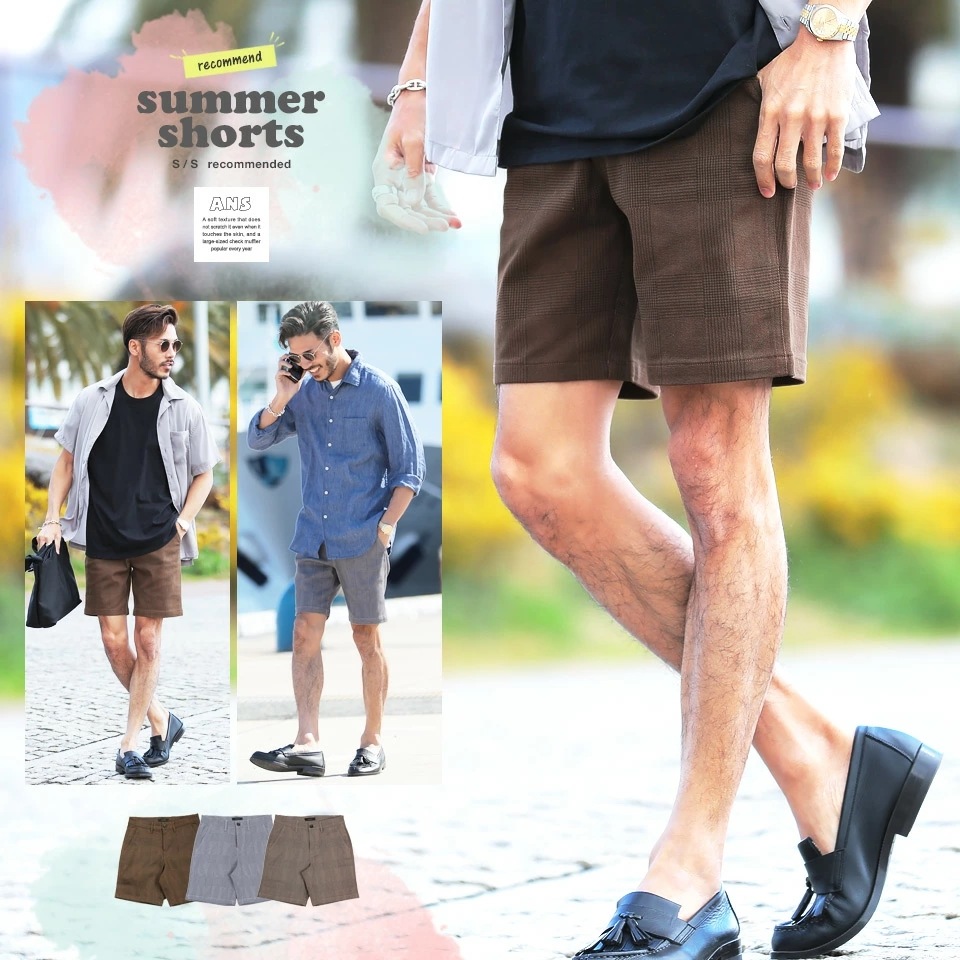 ハーフパンツ メンズ ショートパンツ ストレッチツイルショーツ 短パン 夏服 春服 春 夏 5分丈 ショーツ サーフ系 リゾート 待望