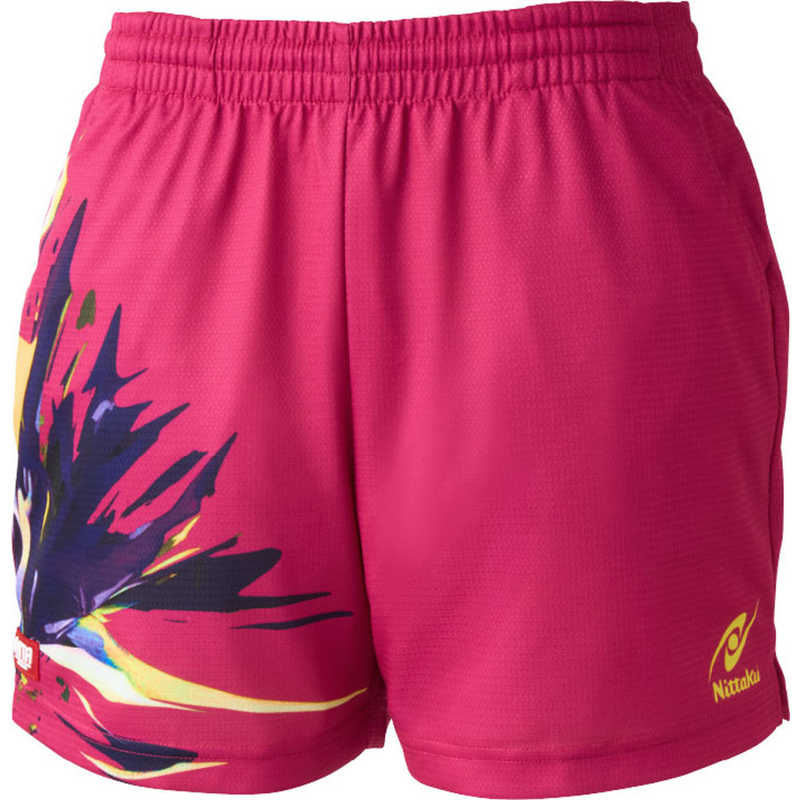 ニッタク　卓球用品 男女兼用 ブライトバーストショーツ S ロゼ　NW-2523