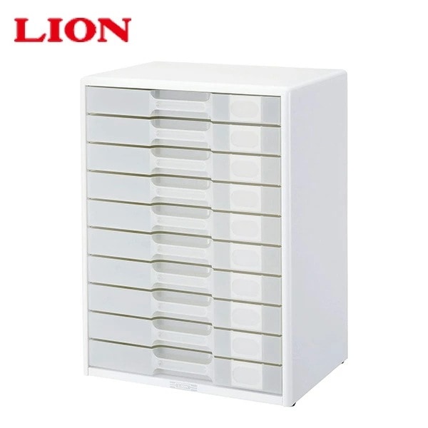 レターケース 横型総カド丸タイプ LA4-5510W ホワイト