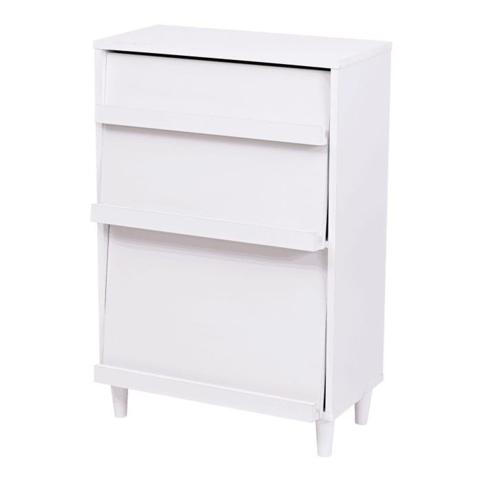 6デザインキャビネット ディスプレイラック FSI-0002-WH ホワイト