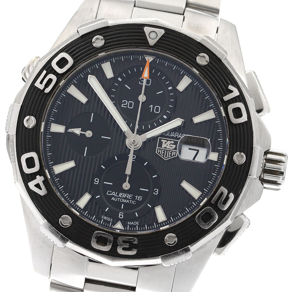 タグホイヤー TAG HEUER CAJ2110 アクアレーサー デイト クロノグラフ 自動巻き メンズ _887962【中古】