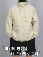 WBHストームフレームウインドブレーカーフード付きジップアップ