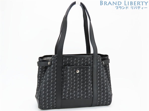 激レア新品同様モワナカバレガッタリゲートショルダートートバッグハンドバッグカーボンブラックレザー