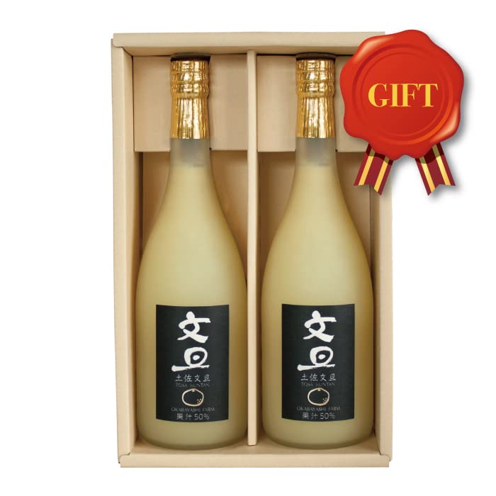 岡林農園 土佐文旦果汁飲料 720ml (ギフト箱入2本)