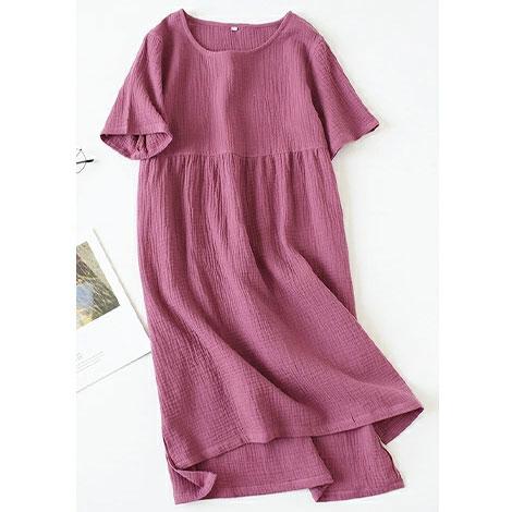 湯上りガーゼワンピース 湯上り 着 タオル ガーゼ ワンピース 湯上がり 湯上りワンピ タオルワンピ ガーゼ ルームワンピース 綿100% ウェア コットン 吸水 軽い