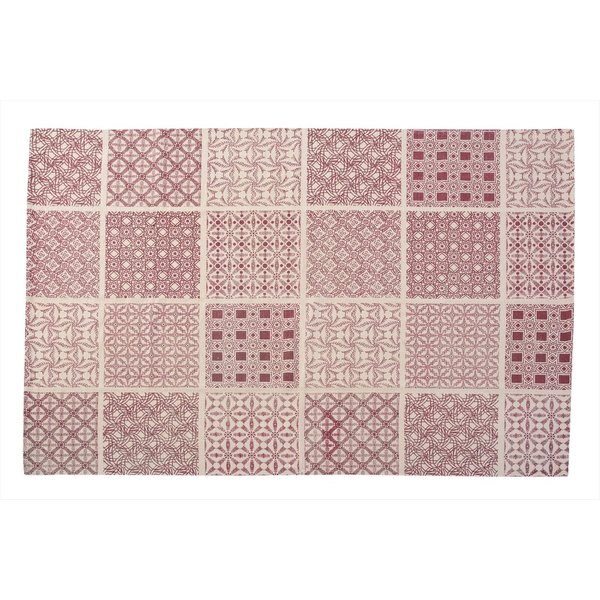 インド綿のバンダナ風ラグ 130190cm 北欧 ナチュラル センターラグ 敷物 リビング