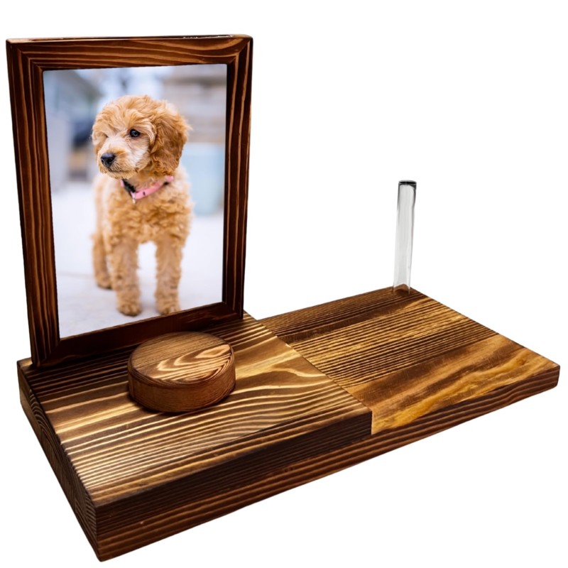 3world ペット 仏壇 供養台 お祈り 省スペース 木製 愛犬 愛猫 メモリアルステージ SW2092ご供養台のみ(木目調)