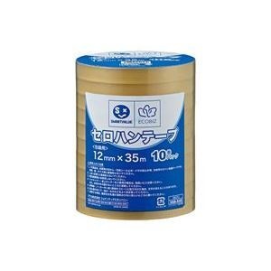 （業務用10セット）ジョインテックス セロハンテープ12mmx35m10巻 B637J x10セット