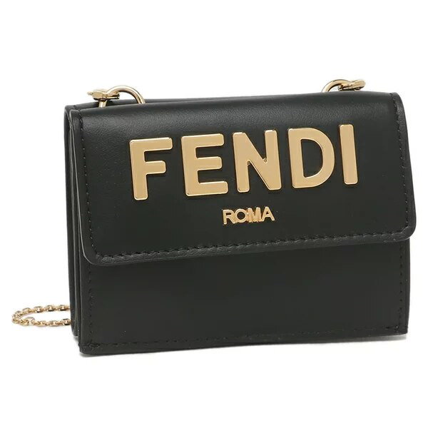 FENDI ROMA 二つ折り財布 ブラック 楽天市場】FENDI フェンディ FENDI ROMA Bi-Fold Wallet 二