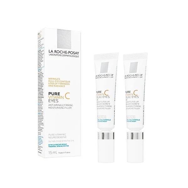 ラロッシュポゼ ピュアビタミンCアイズ 15ml 2本 La Roche-Posay Pure Vitamin C Eyes 目元用クリーム アイクリーム ターマルウォーター使用 海外直送 国際郵便