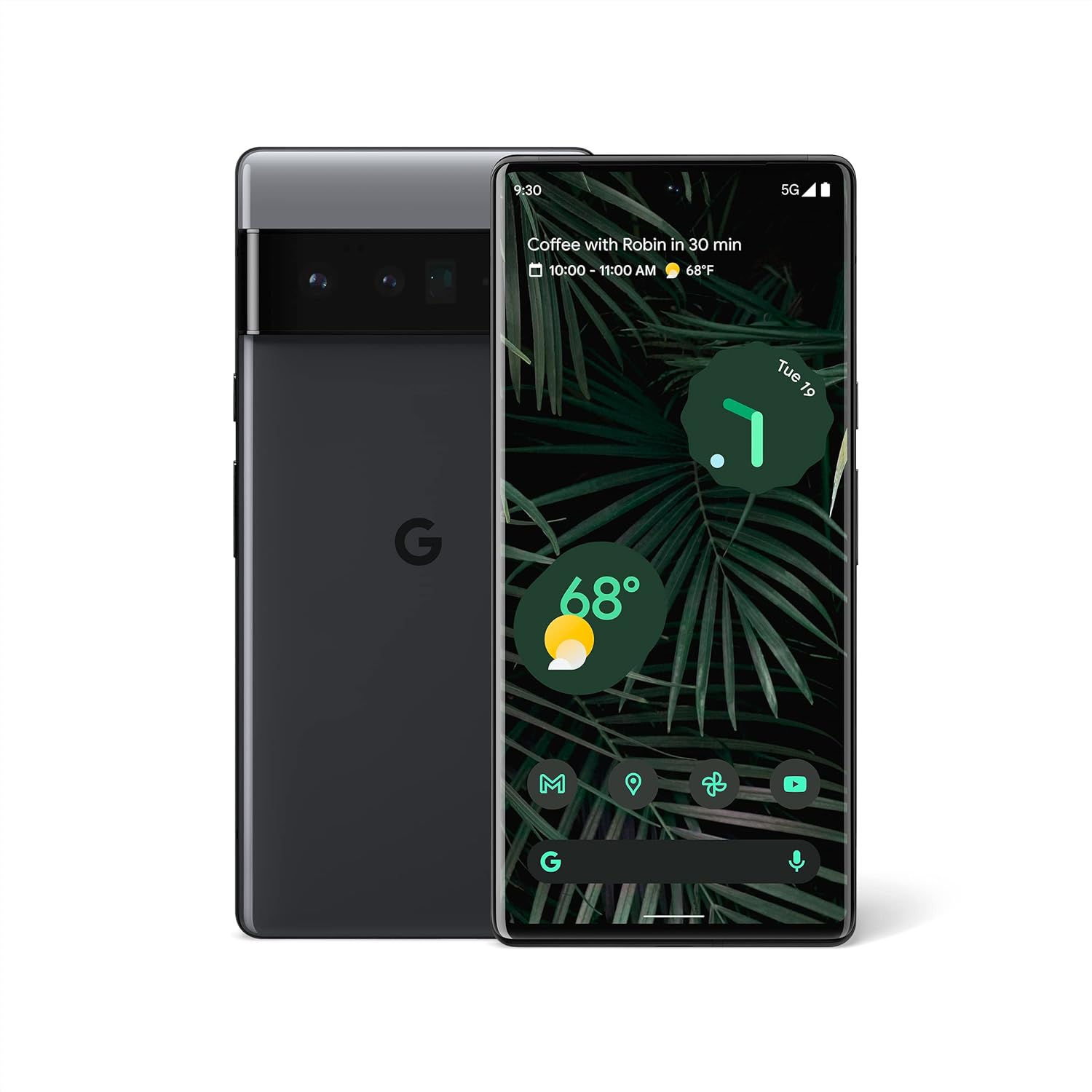 Pixel 6 Pro 128GB 6.7インチ 5G Android Phone SIMフリー ストーミーブラック・グーグルピクセル本体