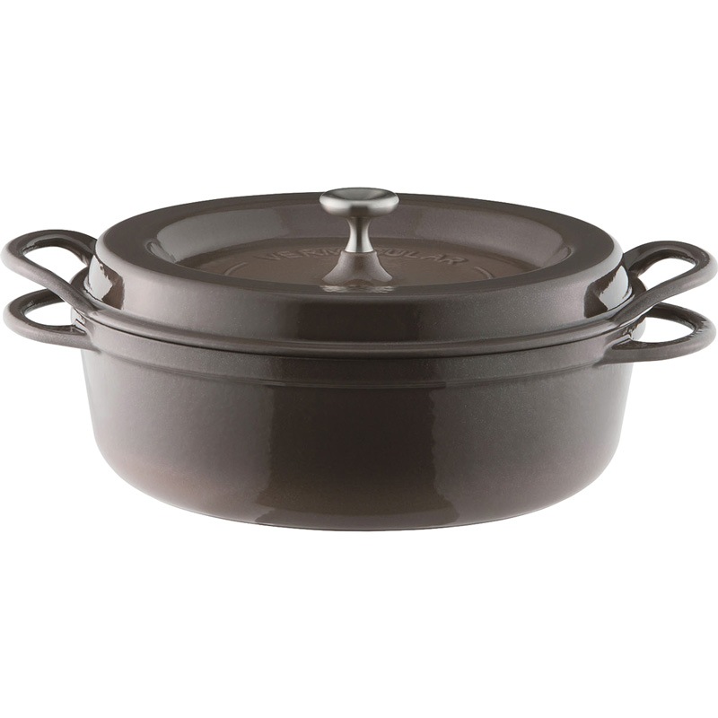 バーミキュラ オーブンポットラウンド 26cm パールブラウン 鋳物ホーロー鍋 両手鍋 無水調理 BRN26RS