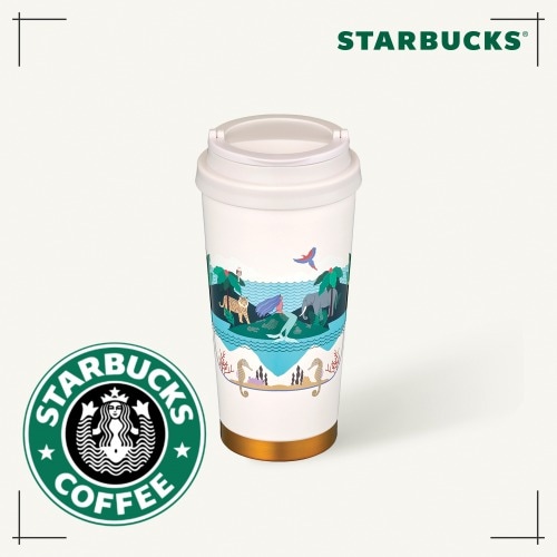 STARBUCKS公式 アニバーサリー エルマ タンブラー 473ml 韓国人気 限定 おしゃれ