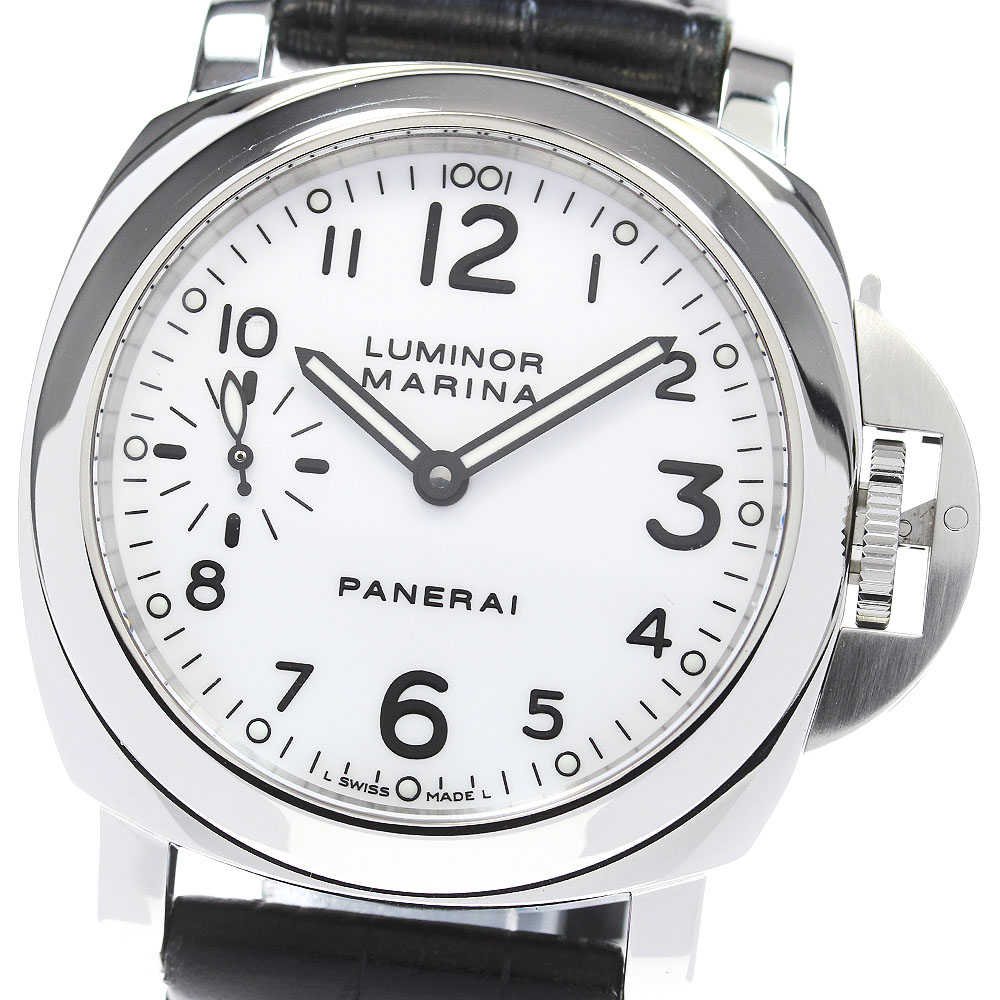 パネライ PANERAI PAM00113 ルミノールマリーナ スモールセコンド 手巻き メンズ _834475【中古】